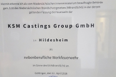 Urkunde KSM mail